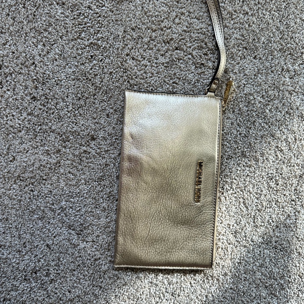 Michael Kors Gold Wristlet